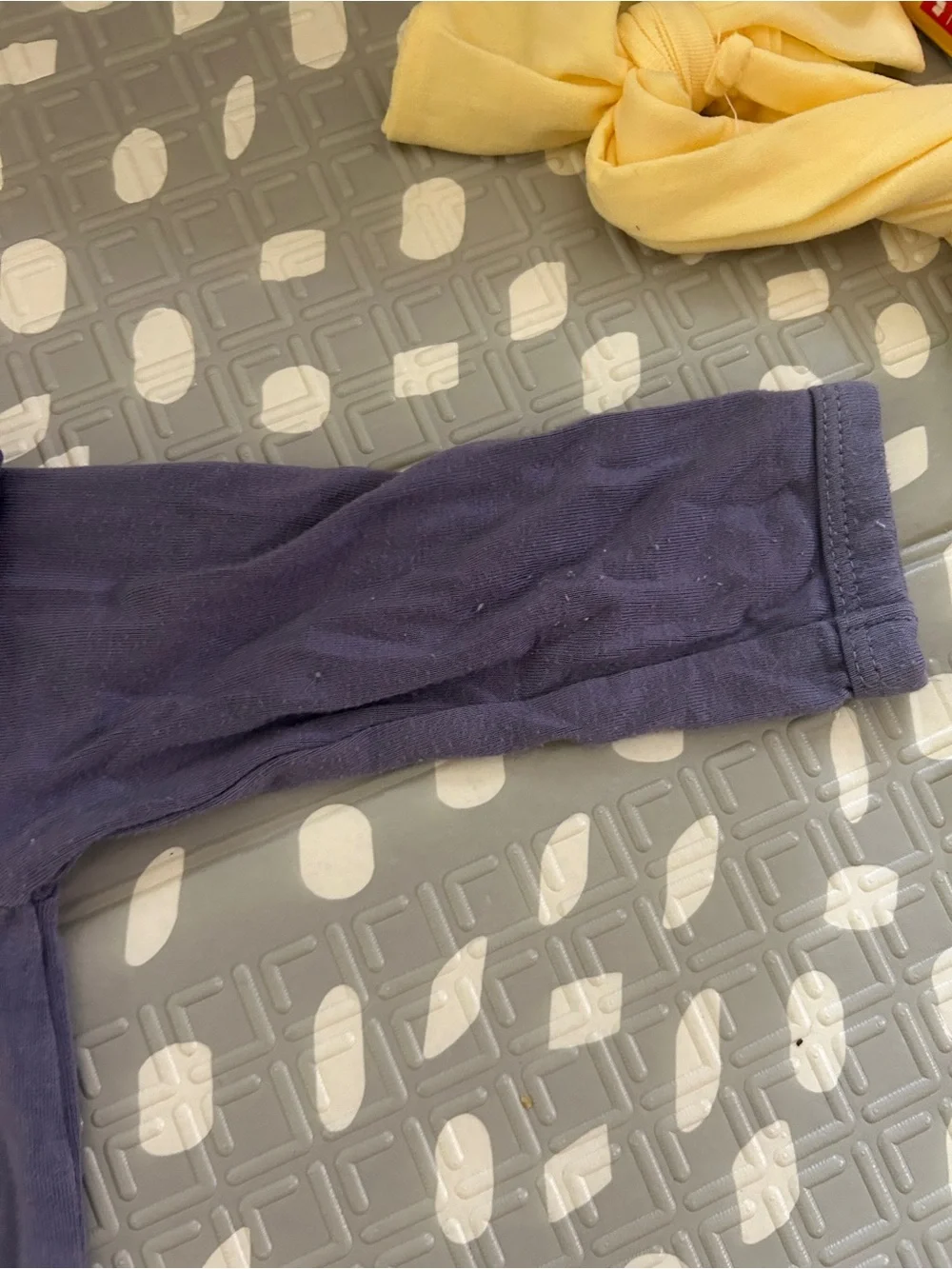 Soft Purple Zippered Kids One-Piece